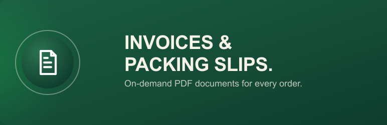 HDWebmobile Invoices & Packing Slips banner