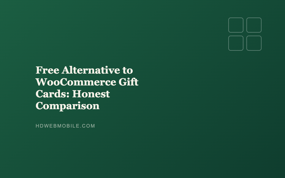 Free Alternative to WooCommerce Gift Cards: Honest Comparison